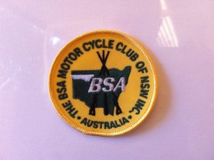 Club yellow stitch on badge